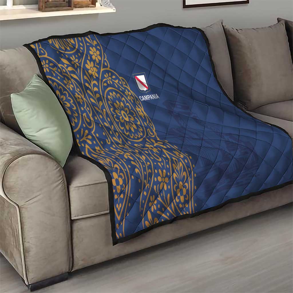 Italy Campania Quilt Vietri Sul Mare Tile With Pompeii Ruins - Wonder Print Shop