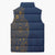 Italy Campania Sleeveless Puffer Jacket Vietri Sul Mare Tile With Pompeii Ruins - Wonder Print Shop