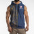 Italy Campania Sleeveless Zip Hoodie Vietri Sul Mare Tile With Pompeii Ruins - Wonder Print Shop