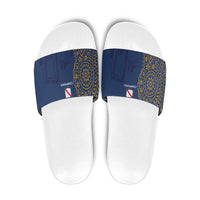 Italy Campania Slide Sandals Vietri Sul Mare Tile With Pompeii Ruins - Wonder Print Shop