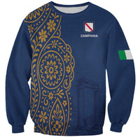 Italy Campania Sweatshirt Vietri Sul Mare Tile With Pompeii Ruins - Wonder Print Shop