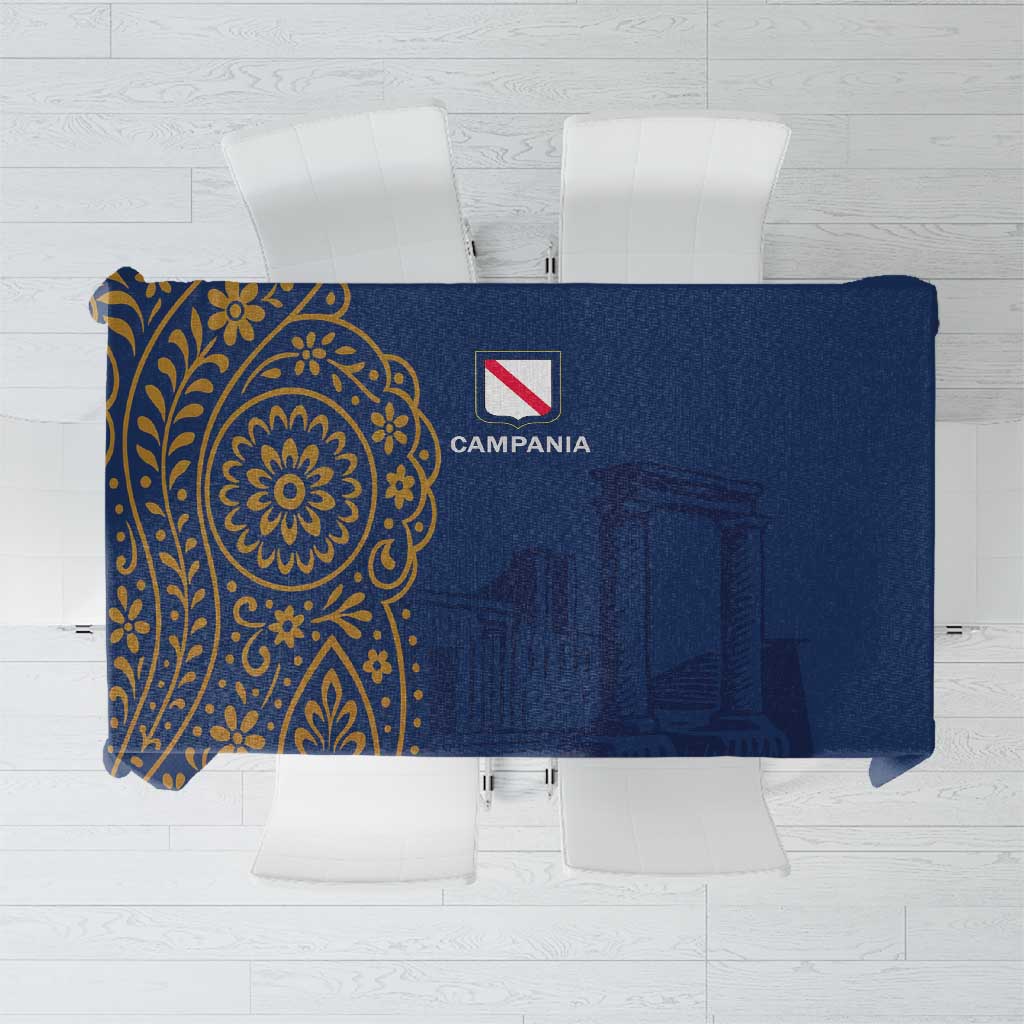 Italy Campania Tablecloth Vietri Sul Mare Tile With Pompeii Ruins - Wonder Print Shop