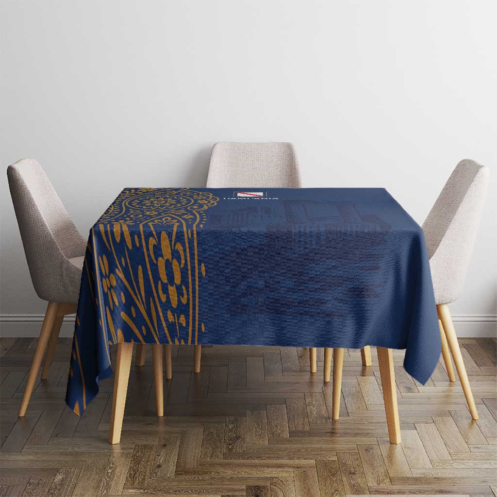 Italy Campania Tablecloth Vietri Sul Mare Tile With Pompeii Ruins - Wonder Print Shop