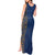 Italy Campania Tank Maxi Dress Vietri Sul Mare Tile With Pompeii Ruins - Wonder Print Shop