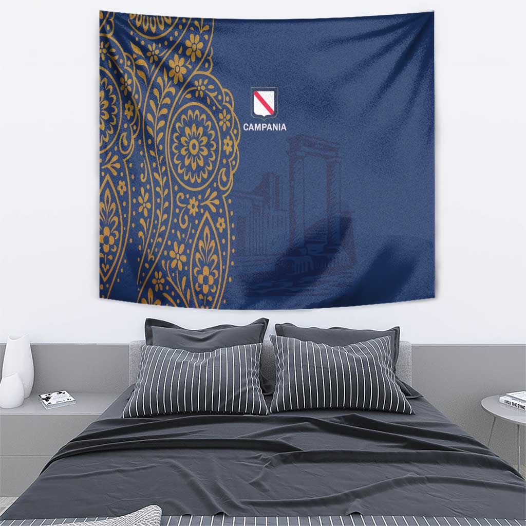 Italy Campania Tapestry Vietri Sul Mare Tile With Pompeii Ruins - Wonder Print Shop