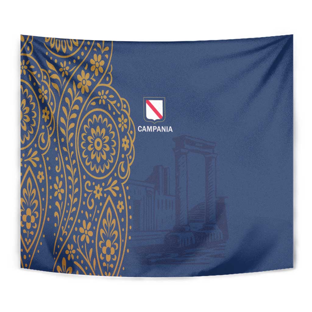 Italy Campania Tapestry Vietri Sul Mare Tile With Pompeii Ruins - Wonder Print Shop