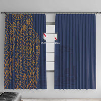 Italy Campania Window Curtain Vietri Sul Mare Tile With Pompeii Ruins - Wonder Print Shop