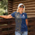 Italy Campania Women Polo Shirt Vietri Sul Mare Tile With Pompeii Ruins - Wonder Print Shop