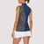 Italy Campania Women Sleeveless Polo Shirt Vietri Sul Mare Tile With Pompeii Ruins - Wonder Print Shop