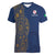Italy Campania Women V-Neck T-Shirt Vietri Sul Mare Tile With Pompeii Ruins - Wonder Print Shop