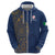 Italy Campania Zip Hoodie Vietri Sul Mare Tile With Pompeii Ruins - Wonder Print Shop