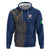 Italy Campania Zip Hoodie Vietri Sul Mare Tile With Pompeii Ruins - Wonder Print Shop