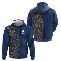 Italy Campania Zip Hoodie Vietri Sul Mare Tile With Pompeii Ruins - Wonder Print Shop