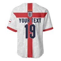 Custom England Football 60 Year Legacy Baseball Jersey 1966 Legends Then 2026 Legends Now