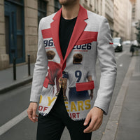 Custom England Football 60 Year Legacy Blazer 1966 Legends Then 2026 Legends Now