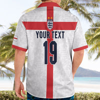 Custom England Football 60 Year Legacy Hawaiian Shirt 1966 Legends Then 2026 Legends Now