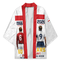 Custom England Football 60 Year Legacy Kimono 1966 Legends Then 2026 Legends Now