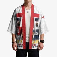 Custom England Football 60 Year Legacy Kimono 1966 Legends Then 2026 Legends Now