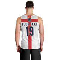 Custom England Football 60 Year Legacy Men Tank Top 1966 Legends Then 2026 Legends Now