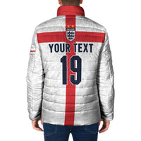 Custom England Football 60 Year Legacy Padded Jacket 1966 Legends Then 2026 Legends Now
