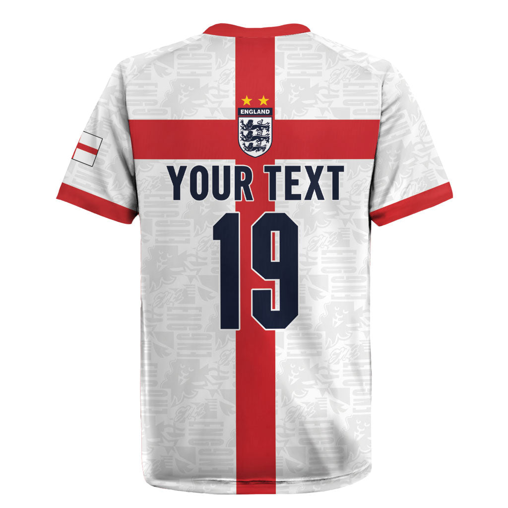 Custom England Football 60 Year Legacy Rugby Jersey 1966 Legends Then 2026 Legends Now