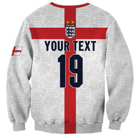Custom England Football 60 Year Legacy Sweatshirt 1966 Legends Then 2026 Legends Now