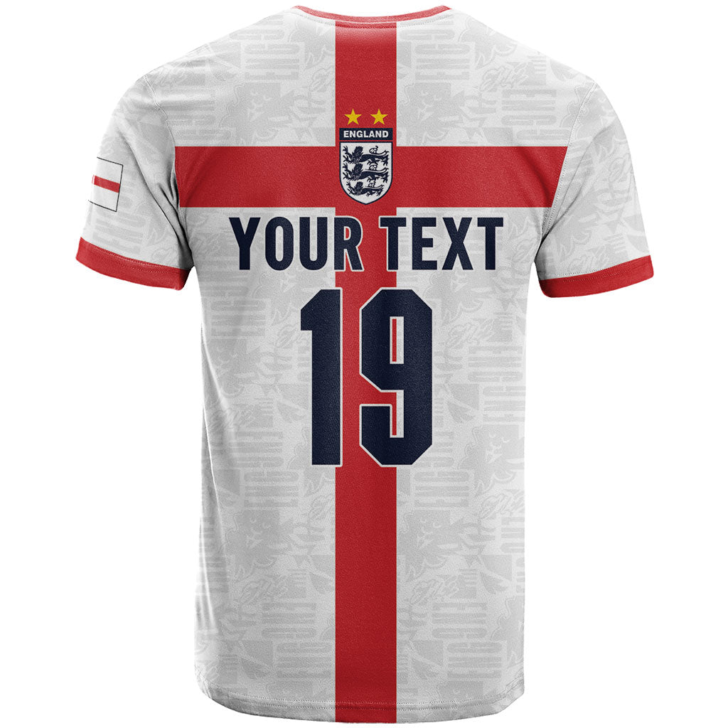 Custom England Football 60 Year Legacy T Shirt 1966 Legends Then 2026 Legends Now