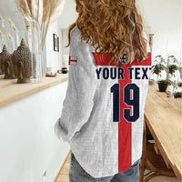 Custom England Football 60 Year Legacy Women Casual Shirt 1966 Legends Then 2026 Legends Now