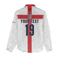 Custom England Football 60 Year Legacy Women Casual Shirt 1966 Legends Then 2026 Legends Now