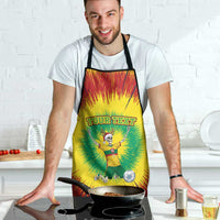 Personalized Lithuania Christmas Tie Dye Apron Skeleton Soccer Goal Celebration Santa Hat - Wonder Print Shop