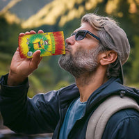 Personalized Lithuania Christmas Tie Dye 4 in 1 Can Cooler Tumbler Skeleton Soccer Goal Celebration Santa Hat - Wonder Print Shop