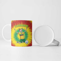 Personalized Lithuania Christmas Tie Dye Ceramic Mug Skeleton Soccer Goal Celebration Santa Hat - Wonder Print Shop