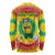 Personalized Lithuania Christmas Tie Dye Long Sleeve Shirt Skeleton Soccer Goal Celebration Santa Hat - Wonder Print Shop