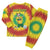 Personalized Lithuania Christmas Tie Dye Christmas Pajama Set Skeleton Soccer Goal Celebration Santa Hat - Wonder Print Shop