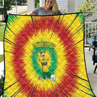 Personalized Lithuania Christmas Tie Dye Quilt Skeleton Soccer Goal Celebration Santa Hat - Wonder Print Shop