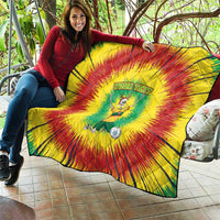 Personalized Lithuania Christmas Tie Dye Quilt Skeleton Soccer Goal Celebration Santa Hat - Wonder Print Shop