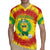 Personalized Lithuania Christmas Tie Dye Rugby Jersey Skeleton Soccer Goal Celebration Santa Hat - Wonder Print Shop