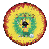 Personalized Lithuania Christmas Tie Dye Spare Tire Cover Skeleton Soccer Goal Celebration Santa Hat - Wonder Print Shop