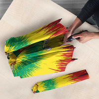 Personalized Lithuania Christmas Tie Dye Umbrella Skeleton Soccer Goal Celebration Santa Hat - Wonder Print Shop