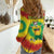 Personalized Lithuania Christmas Tie Dye Women Casual Shirt Skeleton Soccer Goal Celebration Santa Hat - Wonder Print Shop