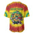Personalized Lithuania Christmas Baseball Jersey Skeleton Rugby Tie Dye Vintage - Wonder Print Shop