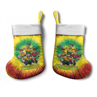 Personalized Lithuania Christmas Stocking Skeleton Rugby Tie Dye Vintage - Wonder Print Shop