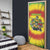 Personalized Lithuania Christmas Door Cover Skeleton Rugby Tie Dye Vintage - Wonder Print Shop