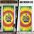 Personalized Lithuania Christmas Door Cover Skeleton Rugby Tie Dye Vintage - Wonder Print Shop