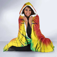 Personalized Lithuania Christmas Hooded Blanket Skeleton Rugby Tie Dye Vintage - Wonder Print Shop