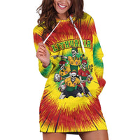 Personalized Lithuania Christmas Hoodie Dress Skeleton Rugby Tie Dye Vintage - Wonder Print Shop