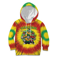 Personalized Lithuania Christmas Kid Hoodie Skeleton Rugby Tie Dye Vintage - Wonder Print Shop