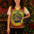 Personalized Lithuania Christmas Knitted V-Neck Vest Skeleton Rugby Tie Dye Vintage - Wonder Print Shop