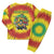 Personalized Lithuania Christmas Pajama Set Skeleton Rugby Tie Dye Vintage - Wonder Print Shop