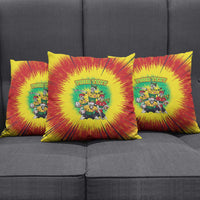 Personalized Lithuania Christmas Pillow Cover Skeleton Rugby Tie Dye Vintage - Wonder Print Shop